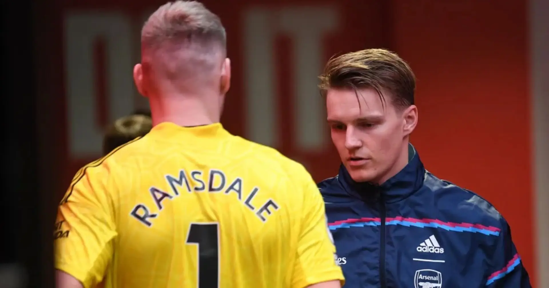 'The competition is huge': Odegaard sends Ramsdale message over number one spot