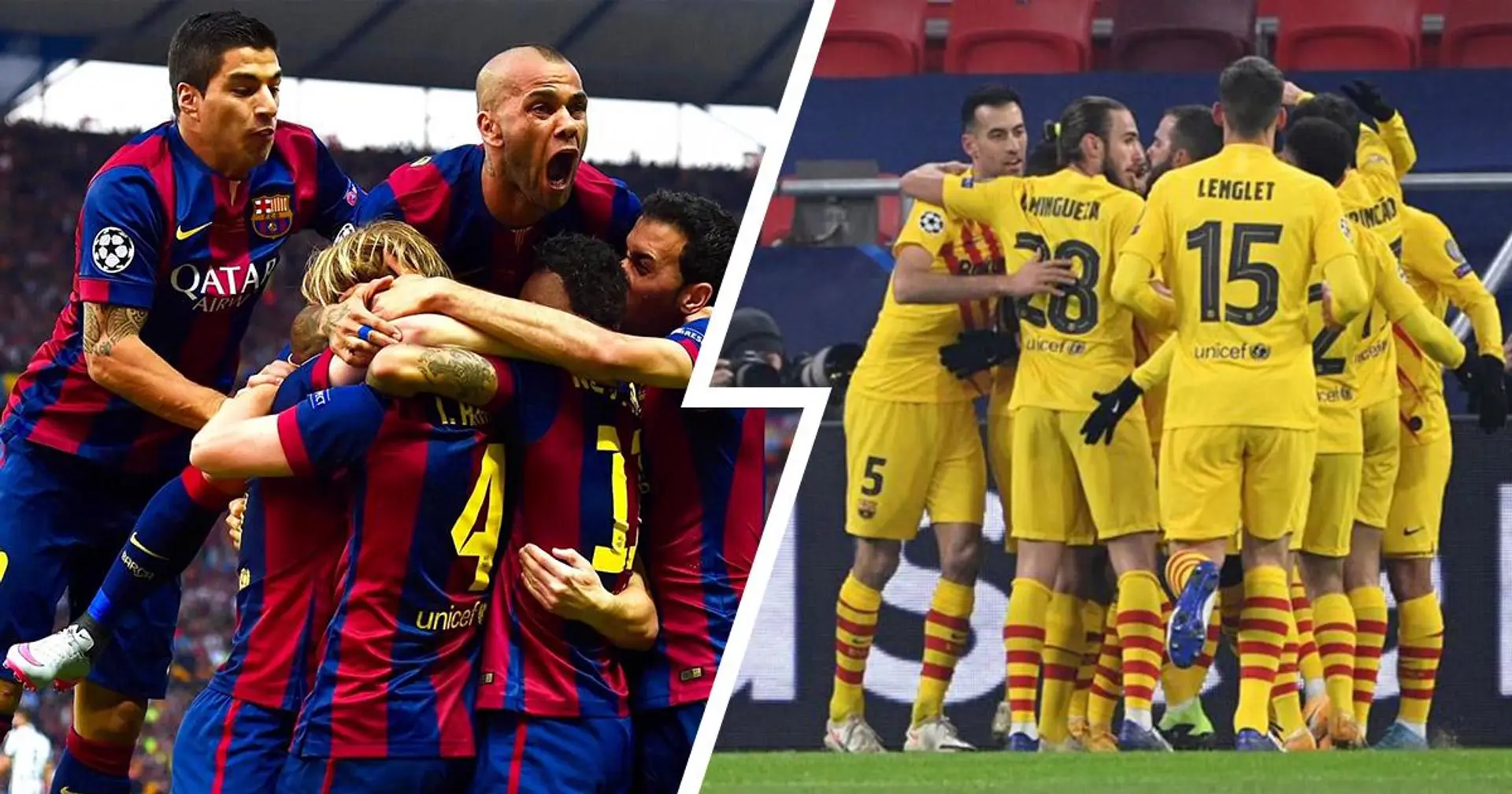 Nueva era: el Barcelona juega la segunda parte contra el Ferencvaros sin jugadores de la final de la Champions League 2015