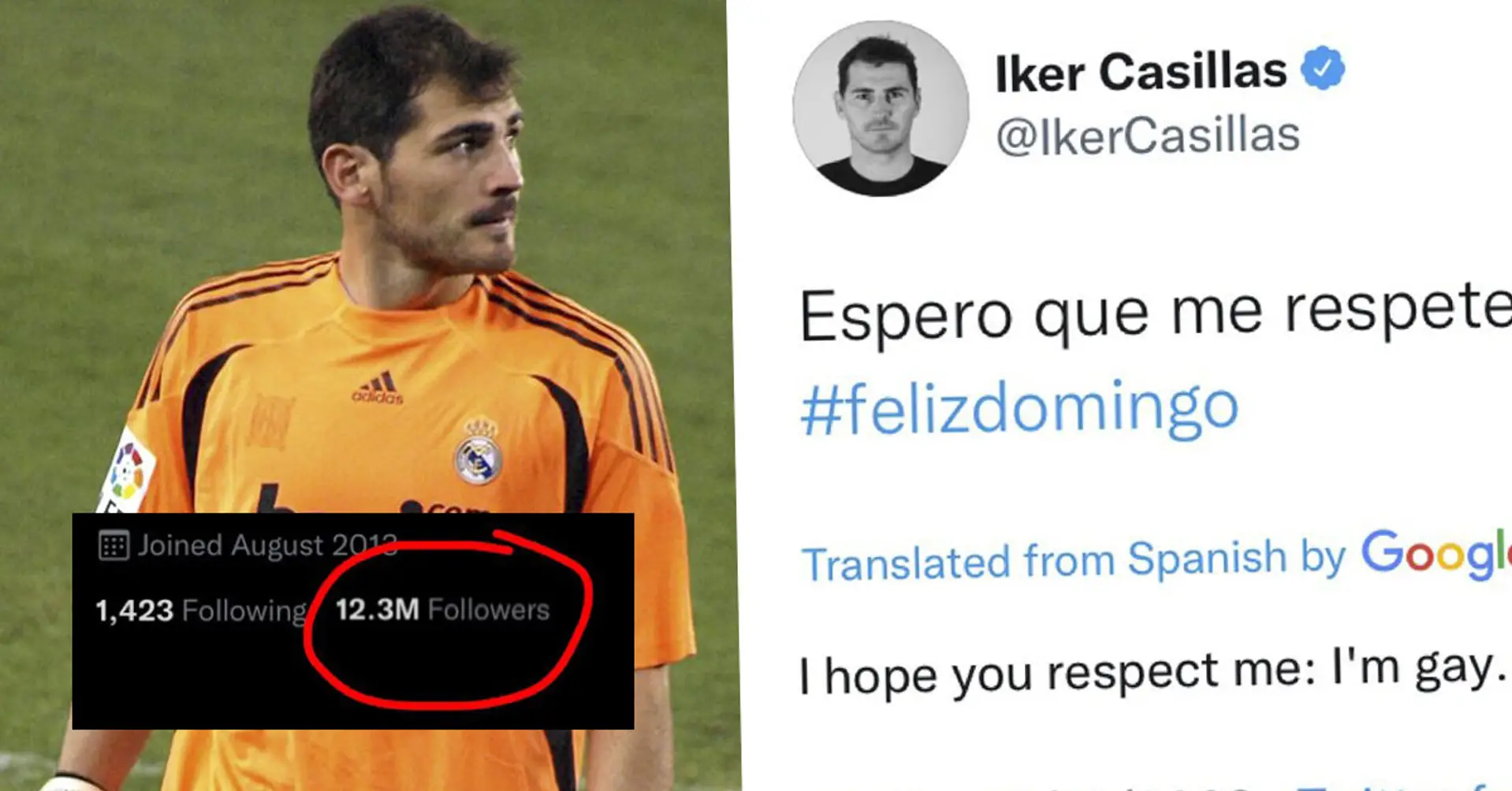 Casillas twitterte, er sei schwul, und löschte dann diesen Tweet. Ratet mal, wie viele Leute sich in eineinhalb Stunden von Iker abgemeldet haben? 