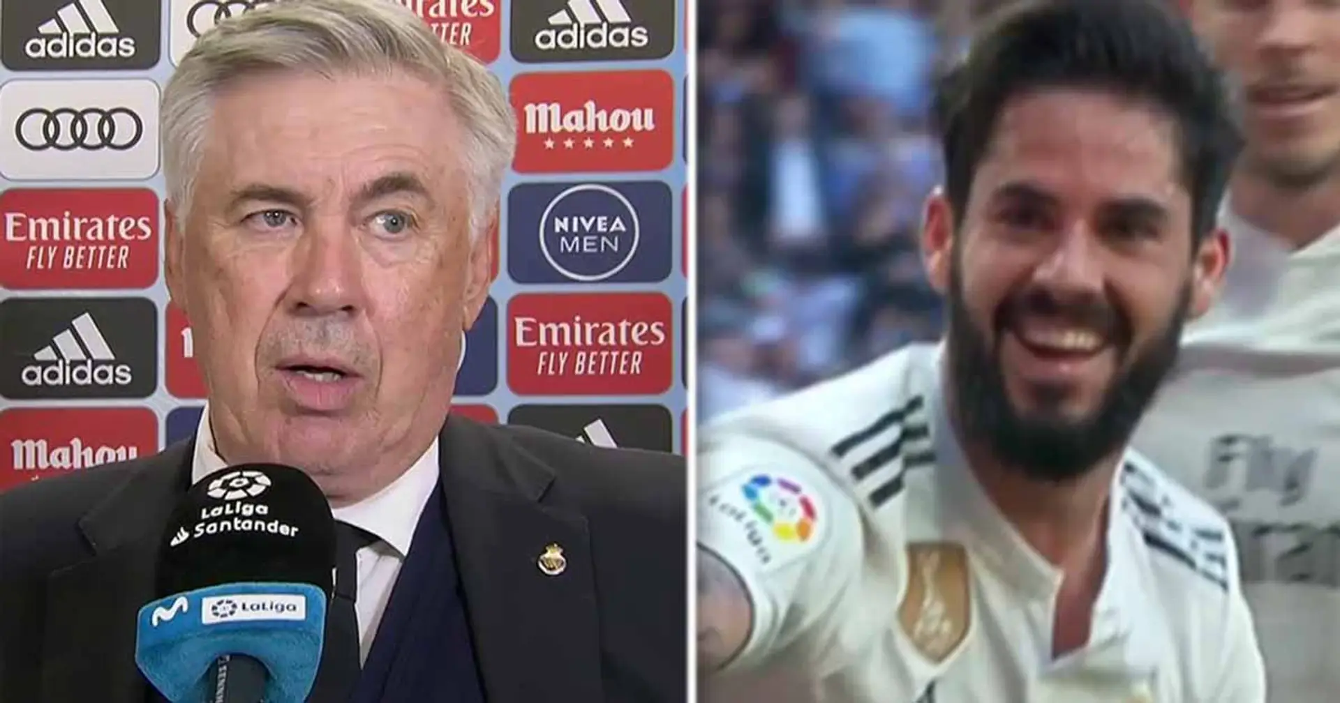 Ancelotti confirma la salida de Isco, explica la situación de Marcelo y Bale