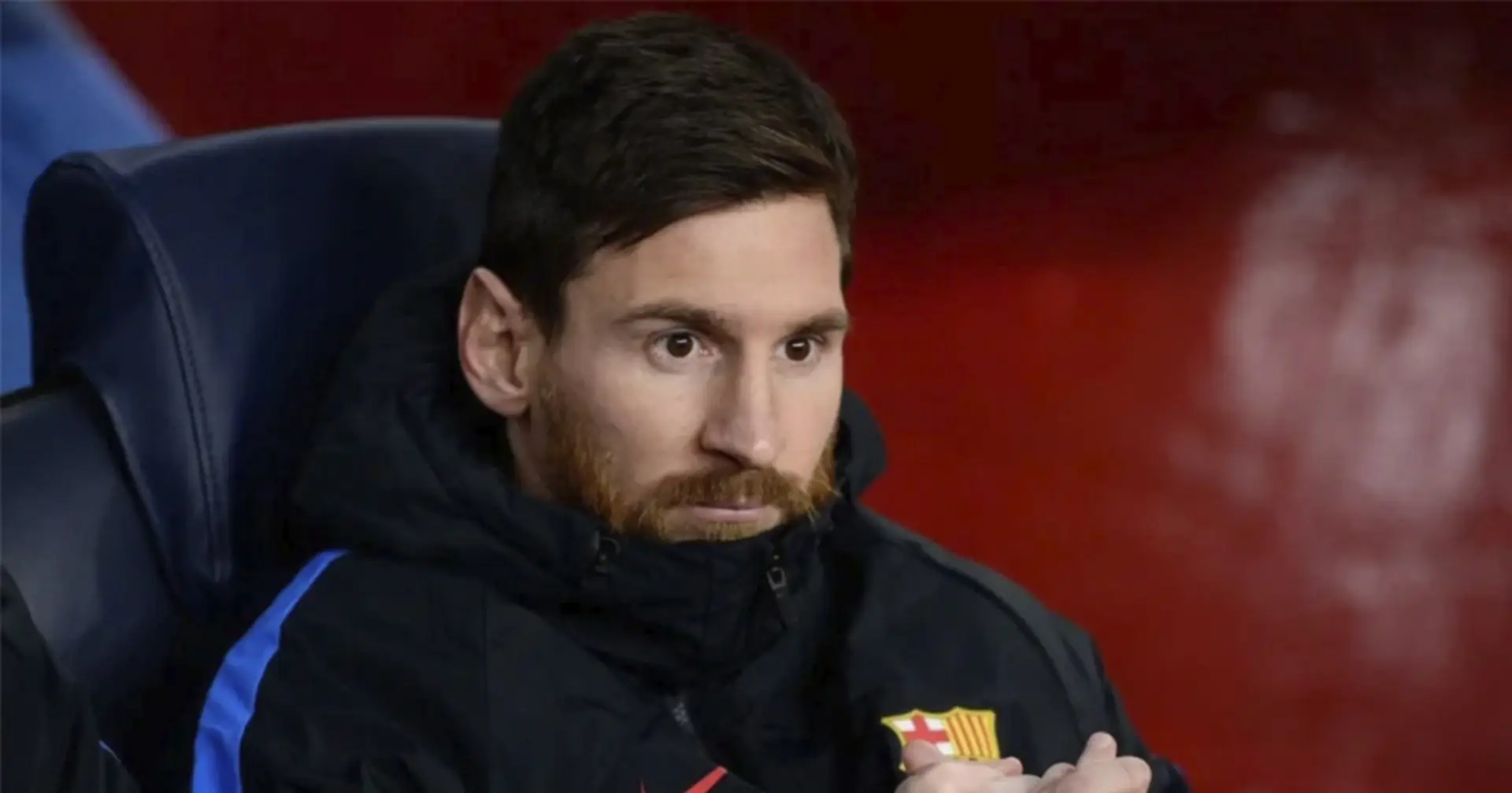 Scenes as Messi gets rested for first time in almost 2 years