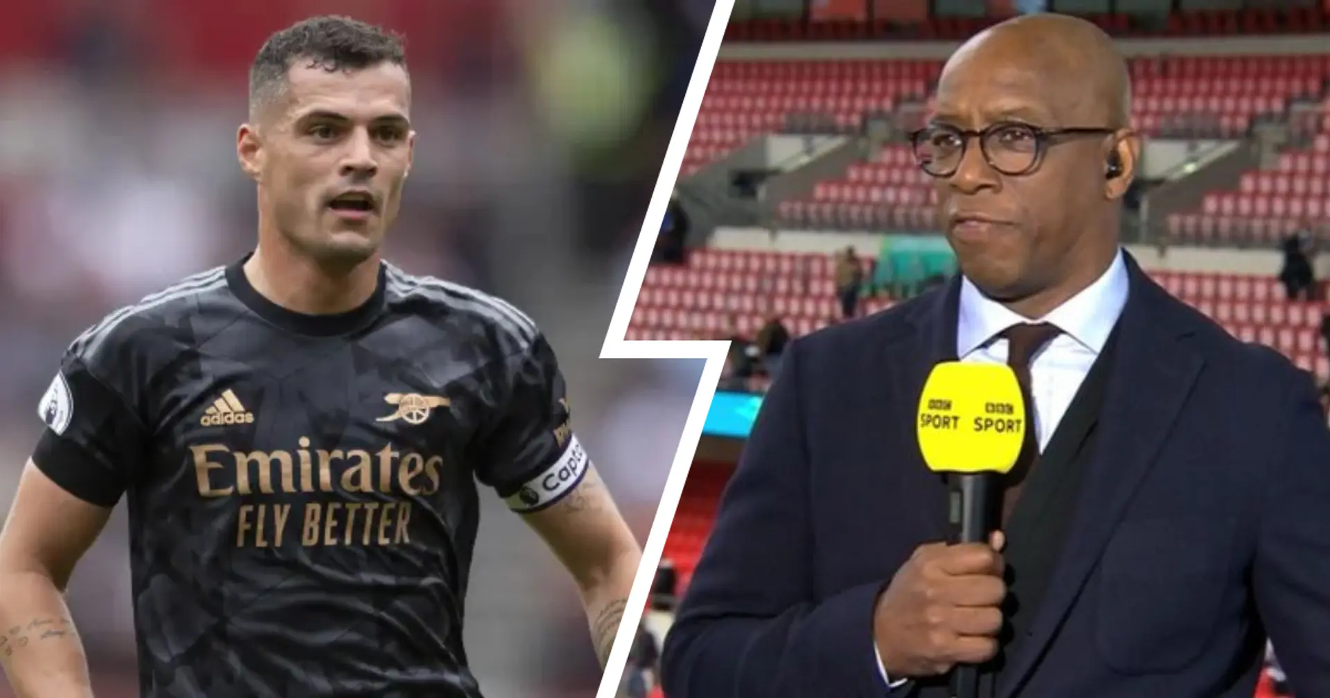 'Now we're seeing the best of him': Ian Wright praises Granit Xhaka for turning his Arsenal career around