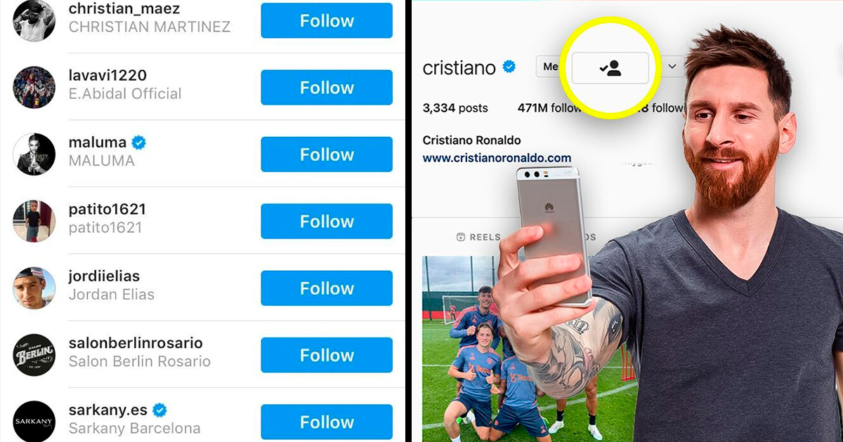 Stell dir vor, von Messi gefolgt zu werden: Wem folgt Leo auf Instagram?