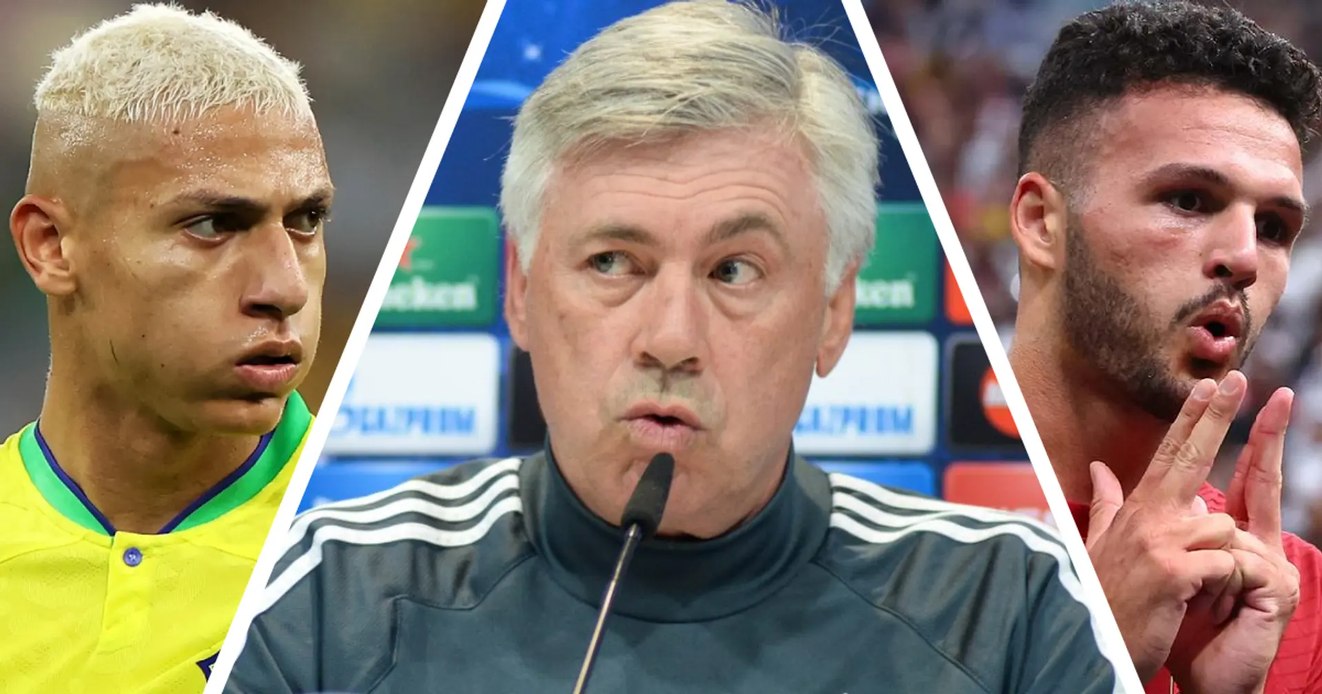 Ancelotti names 6 strikers who will replace Benzema's generation