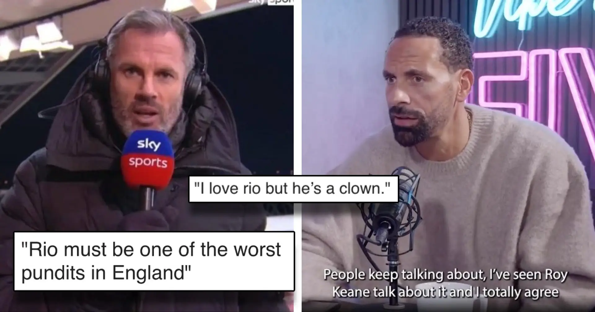'Rio and Roy are absolute clowns': United fans slam Ferdinand and Keane for Ten Hag criticism