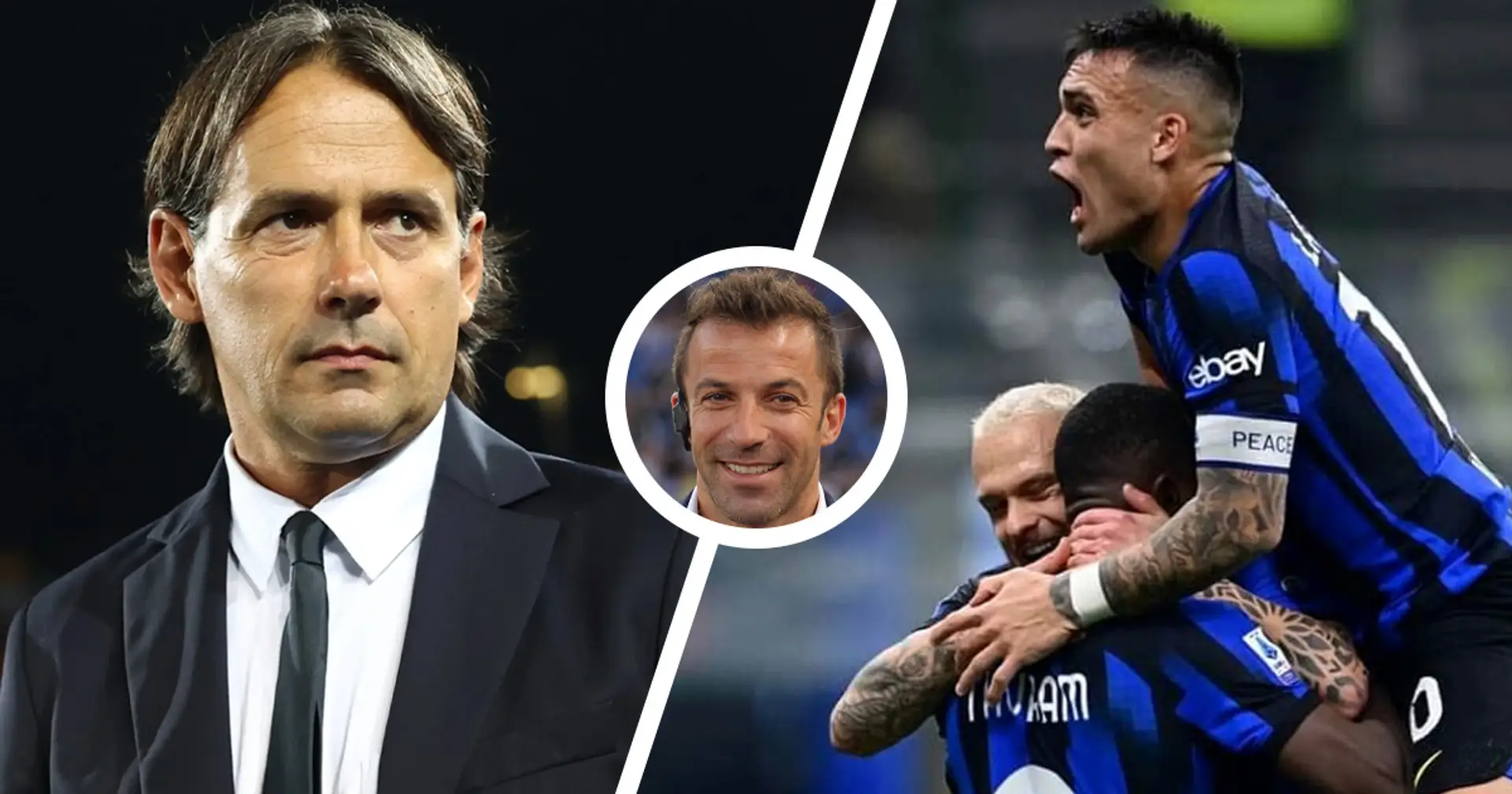 Anche l'ex Juve Del Piero s'inchina all'Inter dopo il 'Derby d'Italia': "Meritato! Favoriti per lo scudetto"
