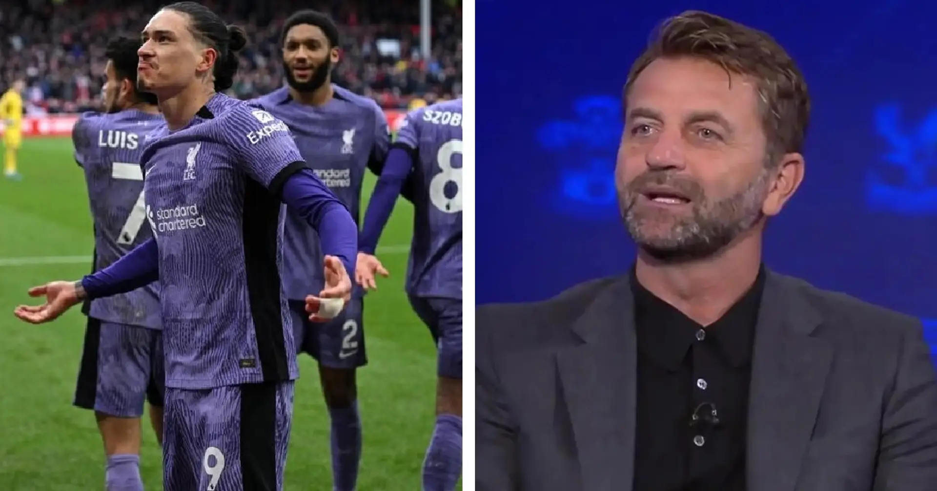 'The vision needs to be correct': Sherwood says one Liverpool player 'isn't great with the ball'