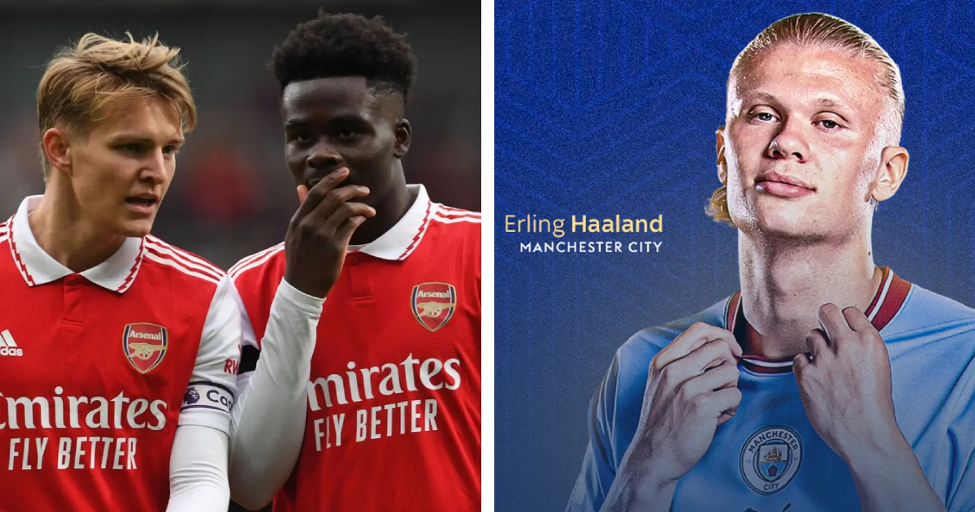 Bukayo Saka and Martin Odegaard lose to Erling Haaland for FWA Player of the Year award — the margin is crazy