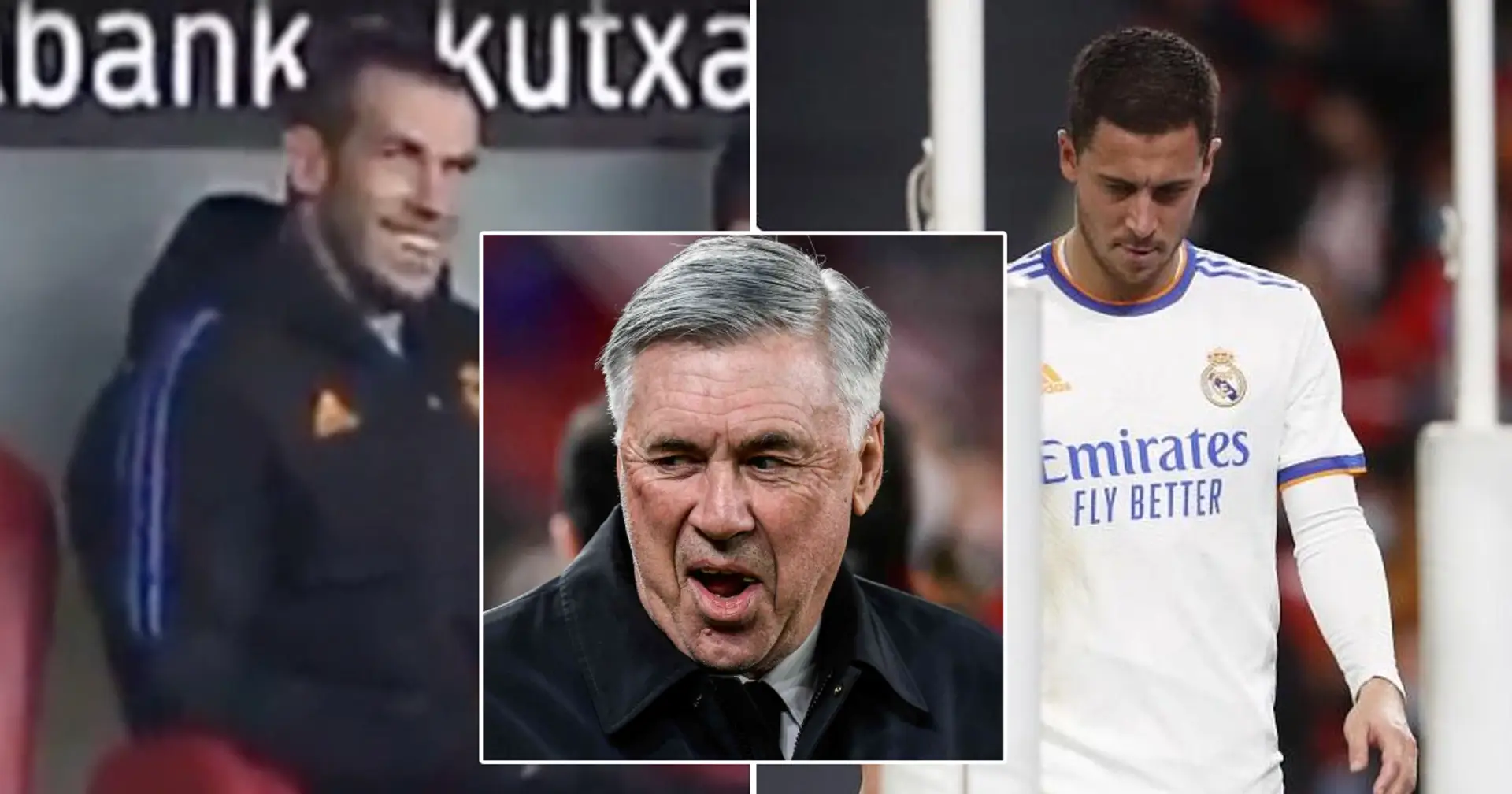 Desvelado: por qué Ancelotti dejó en el banquillo a Hazard y Bale ante el Athletic Club