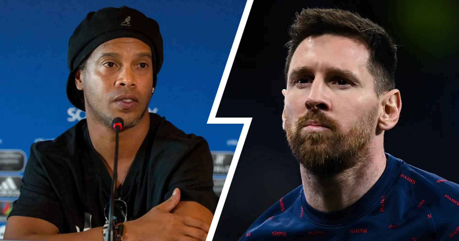 Ronaldinho attackiert PSG-Fans für Pfiffe gegen Messi: "Wenn man den Besten der Welt auspfeift, wen soll man dann anfeuern?"