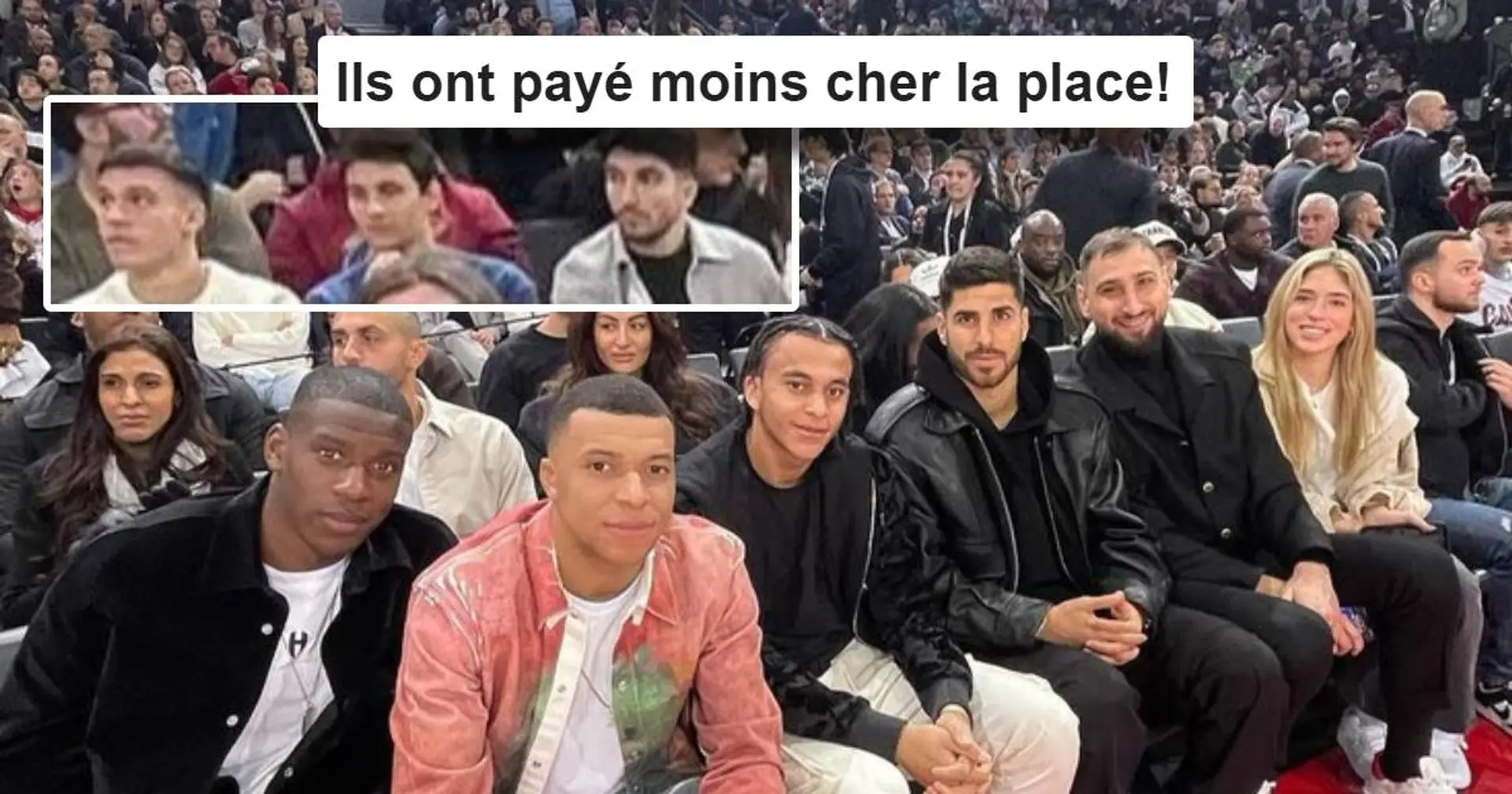 "Ils sont punis les pauvres" : Une photo des joueurs du PSG présents au NBA Paris fait réagir les fans