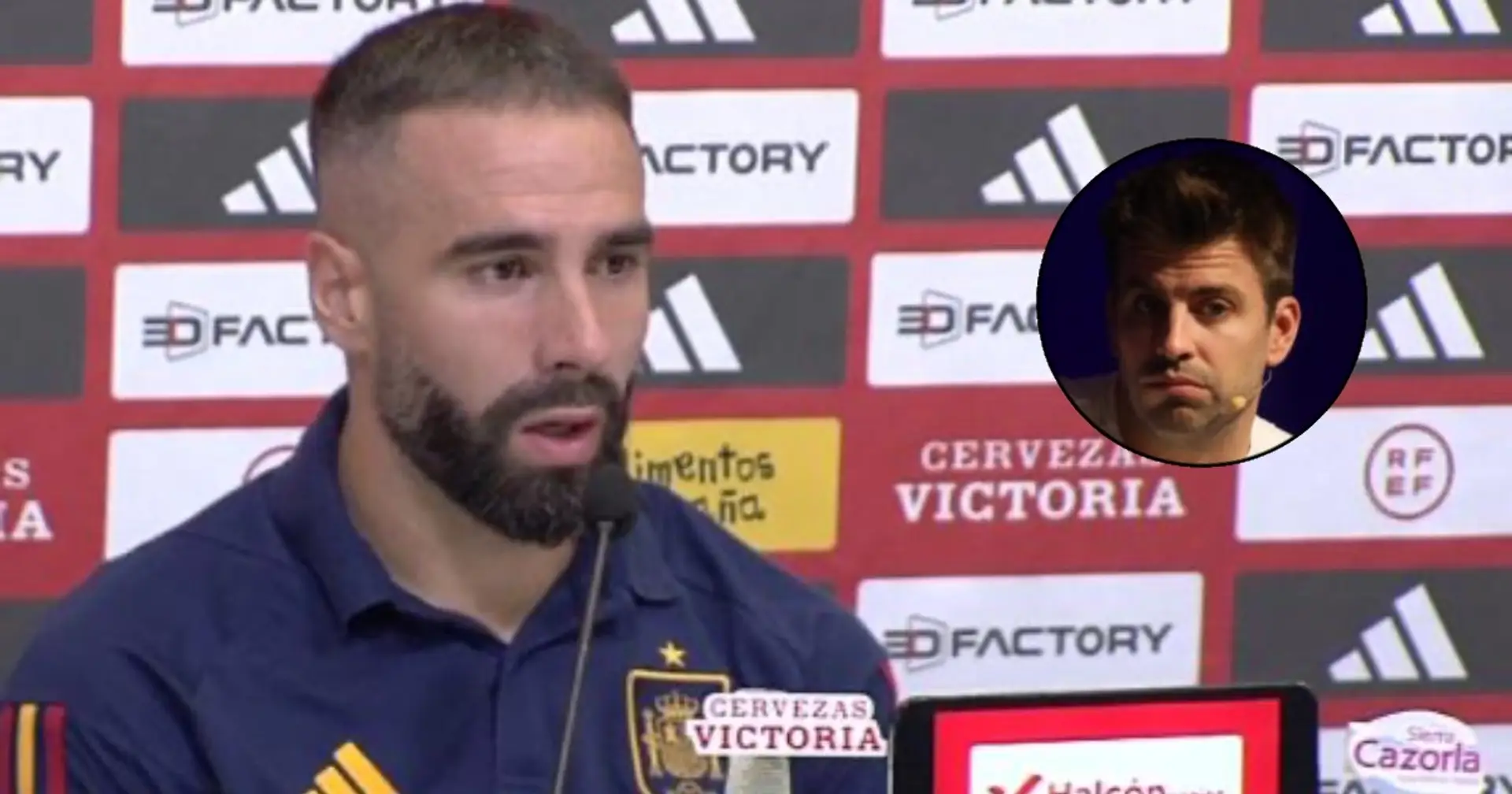 Dani Carvajal responds to Gerard Pique's claim about Real Madrid's 2022 Champions League win
