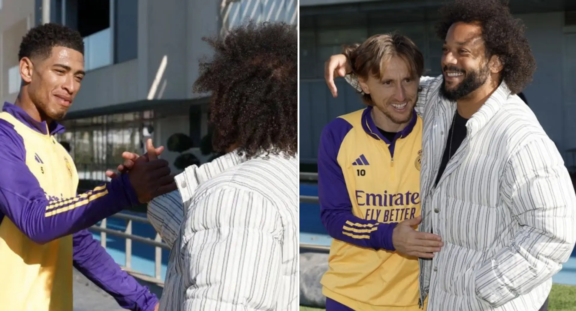'Happy to be back home': Marcelo pays special visit to Real Madrid's training ground