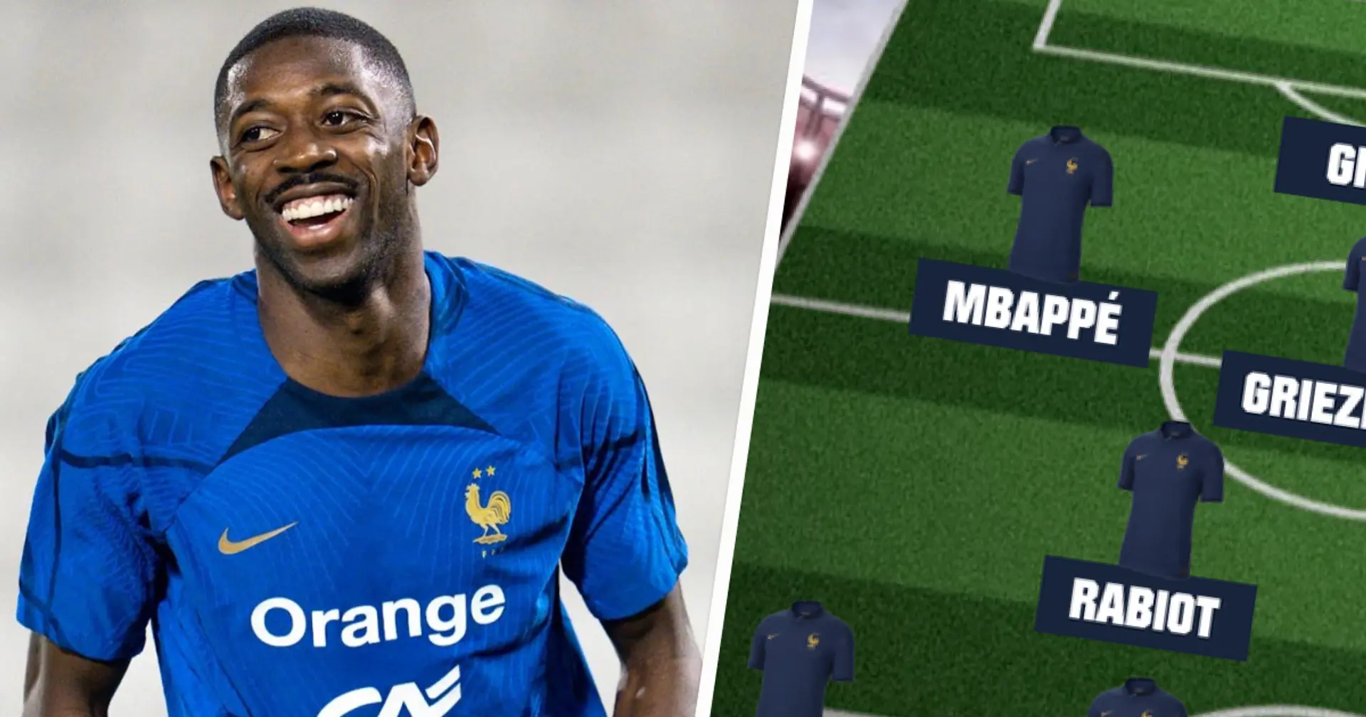 How France could lineup with 'key player' Dembele in first World Cup match