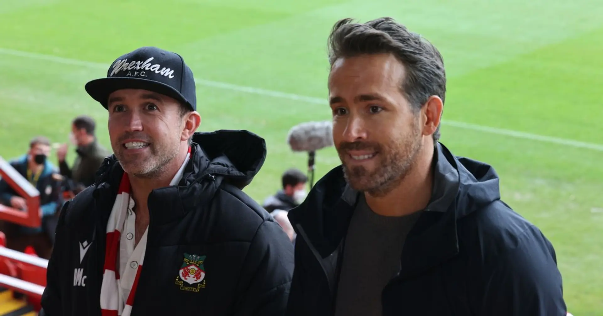 Hollywood stars Ryan Reynolds and Rob McElhenney dream of taking Wrexham to Premier League