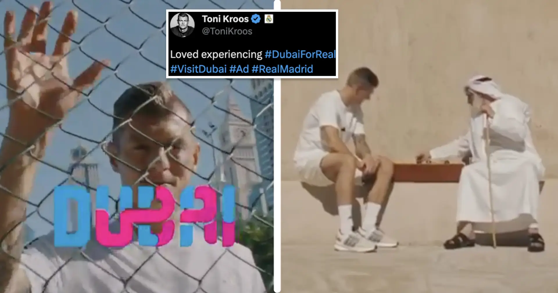 'Money talks, right?': Fans react as Toni Kroos features in ad promoting tourism in Emirates