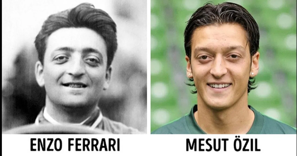 ☆Gerd Muller of Agege ✈️🇨🇦🇨🇦☆ on X: Footballers and their look alikes.  1. Ozil and Enzo Ferrari  / X