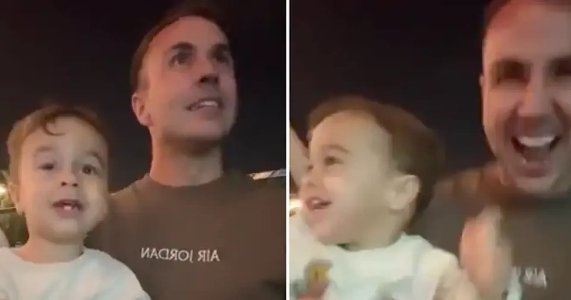 Derjenige, der Argentinien-Traum 2014 zerstört hat: Mario Götze feiert den Messi-Triumph mit seinem kleinen Sohn