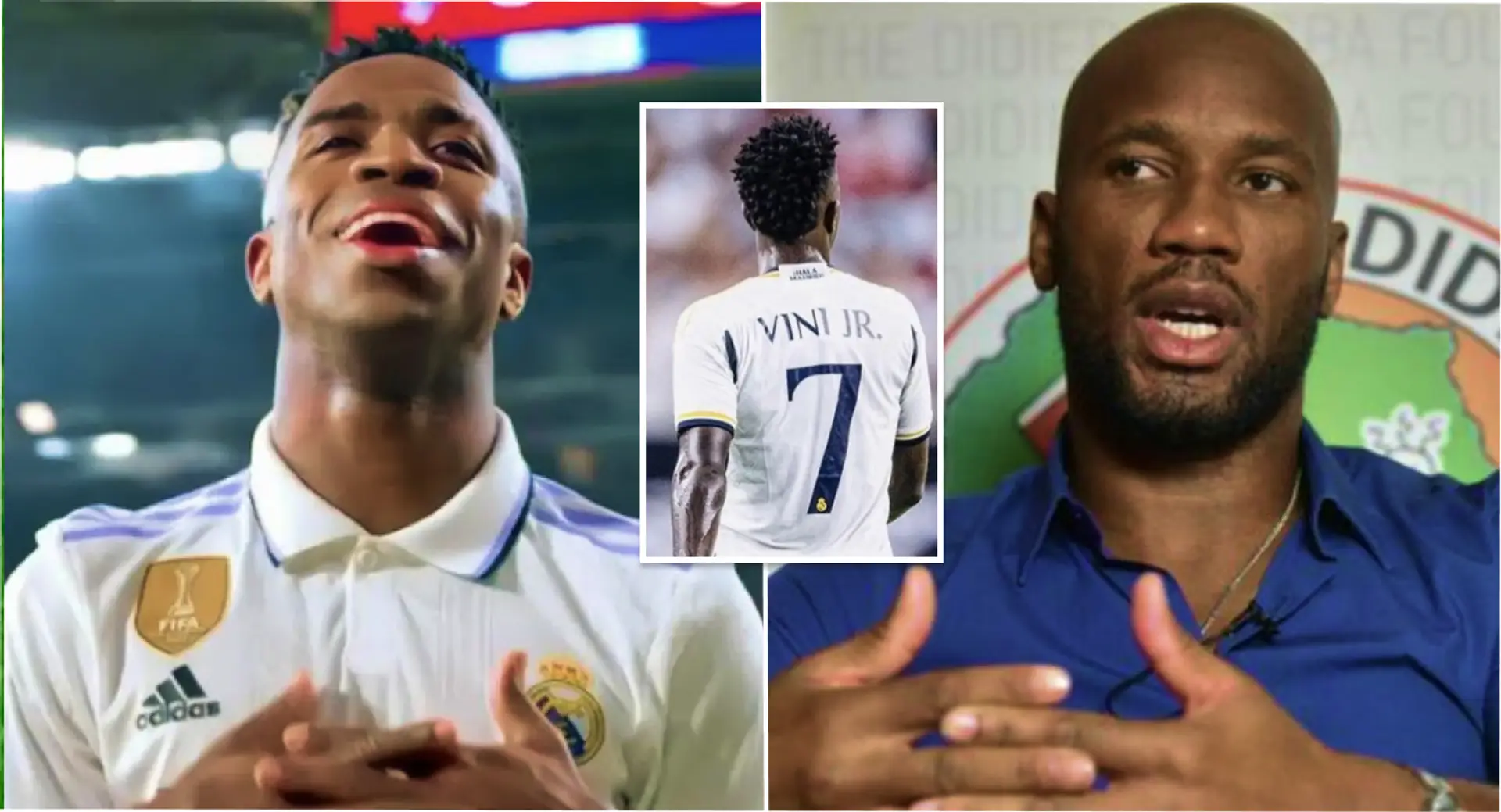 Didier Drogba names 'the only way' Vinicius can defend himself against racist abuse