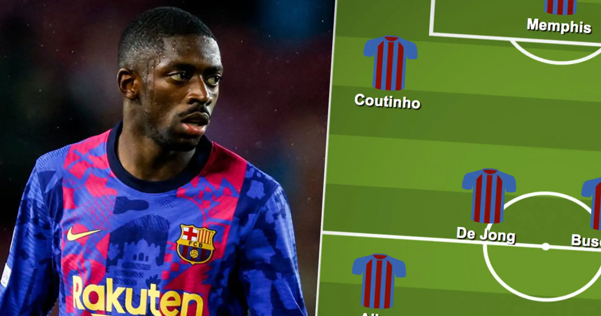 Dembele in? Select ultimate XI for Villarreal clash from 3 options