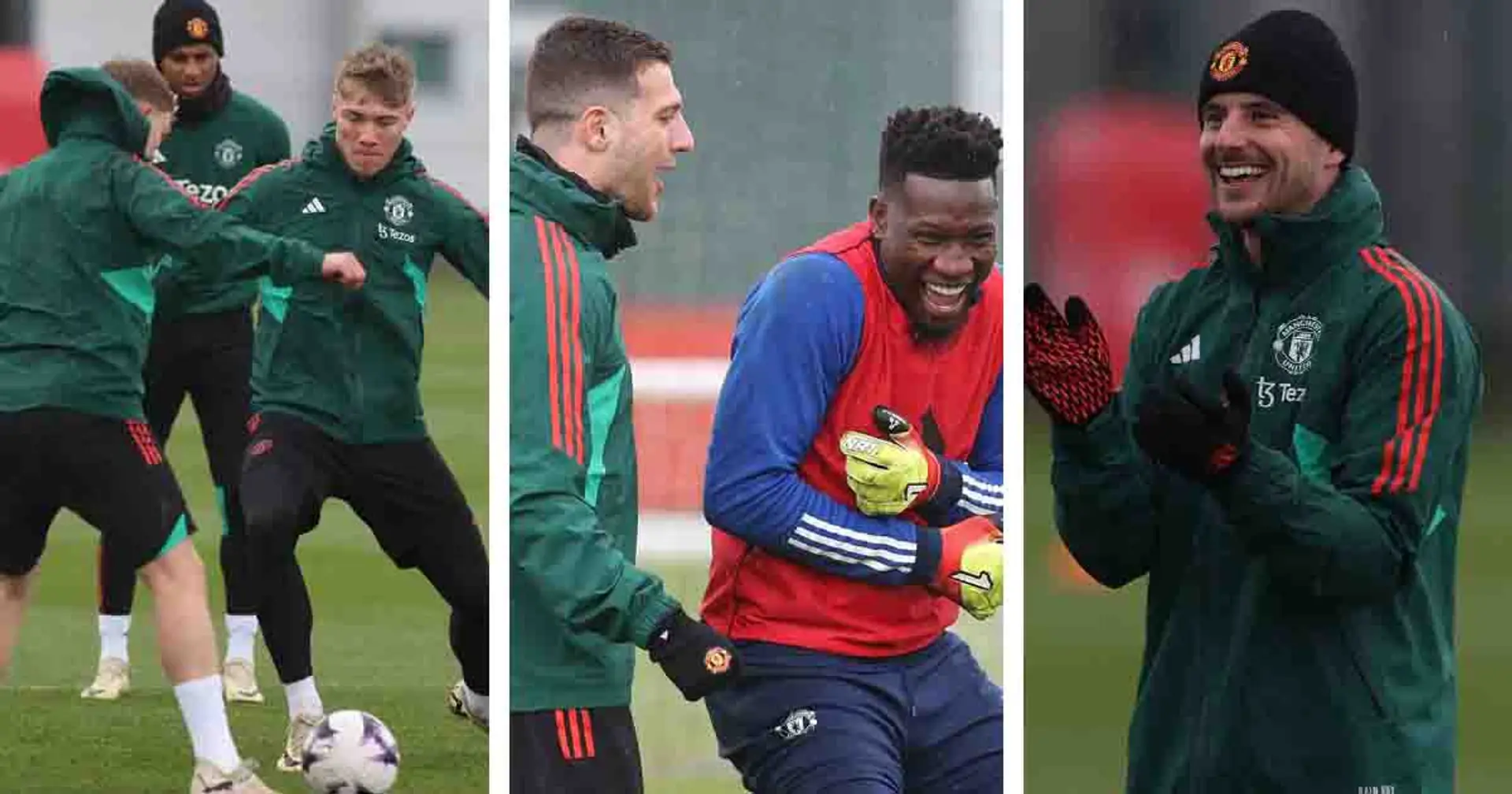 Smiles all around: 6 best pictures as Man United stars return to training before Brentford trip