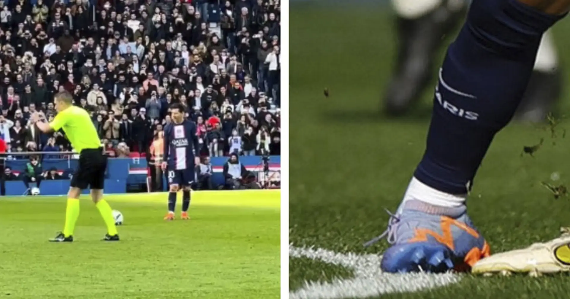 Er ist definitiv nicht von unserem Planeten: Ein Foto von Messis Bein während eines Freistoßes ist viral gegangen - Neymar wurde in einer ähnlichen Situation verletzt