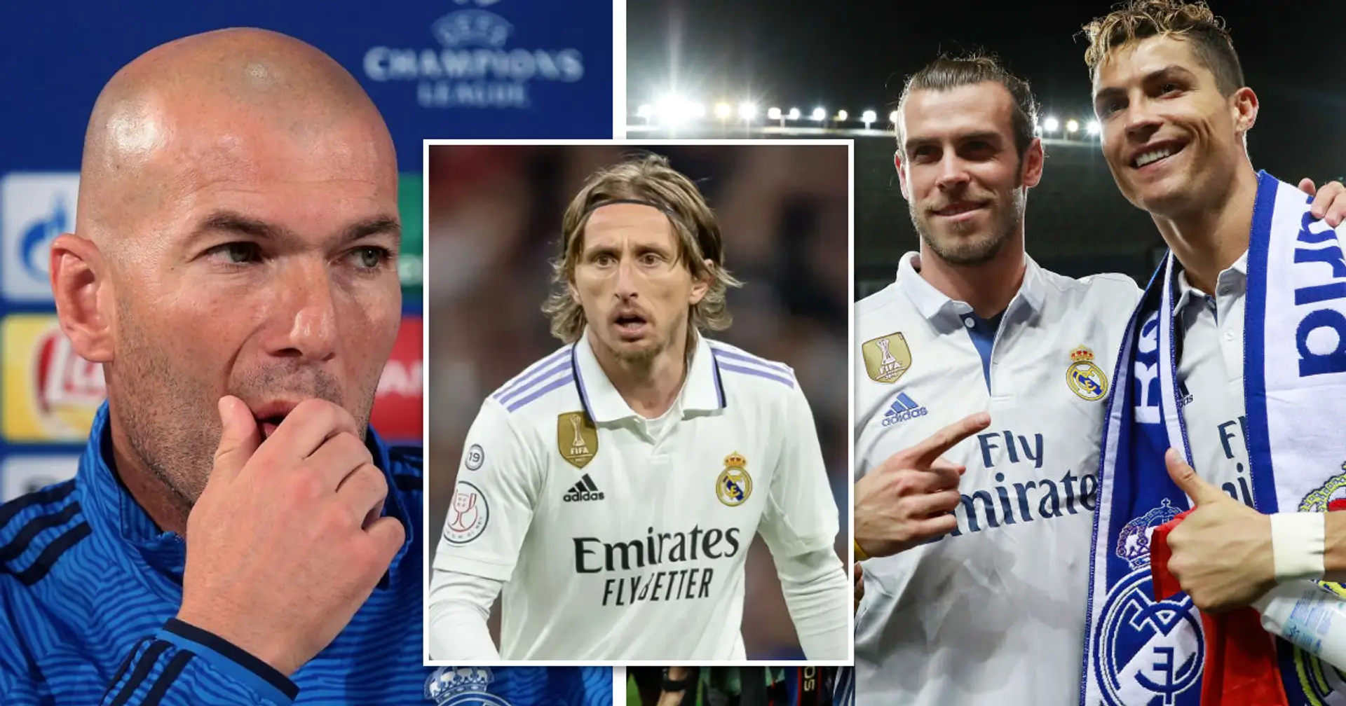 Zidane names 4 Real Madrid players he's proud to have coached - didn't mention Modric