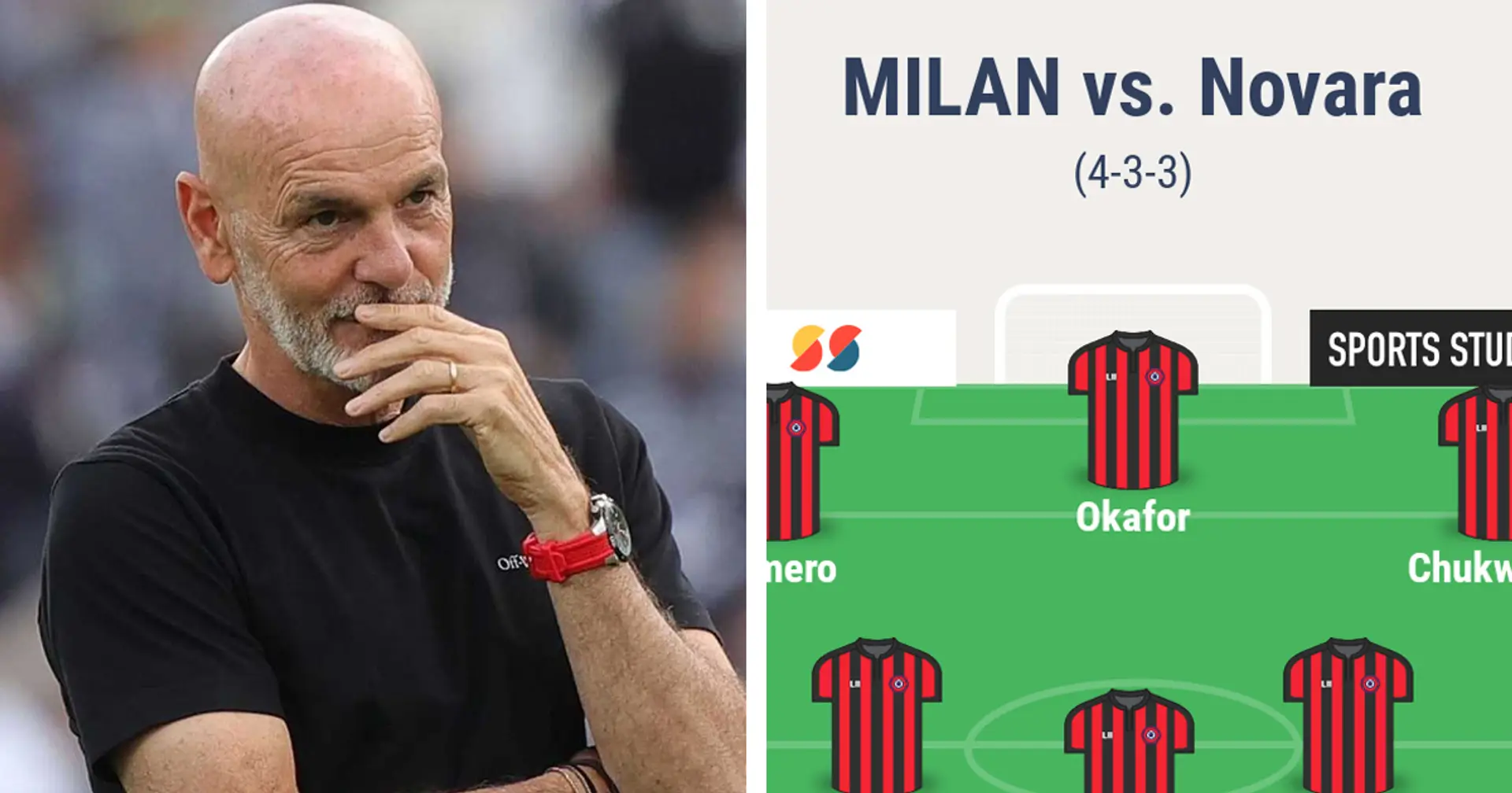 FORMAZIONI UFFICIALI 👉 Milan vs Novara: Chukwueze e Okafor dal 1', spazio alle 'riserve'