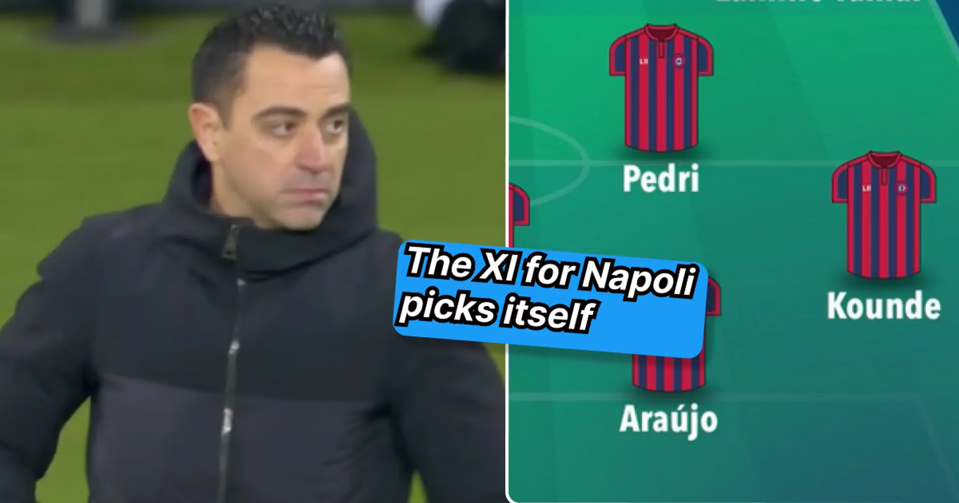  "Notre plus grand facteur de différence": un fan du Barça propose la formation pour pulvériser Naples et désigne un joueur qui doit être titulaire