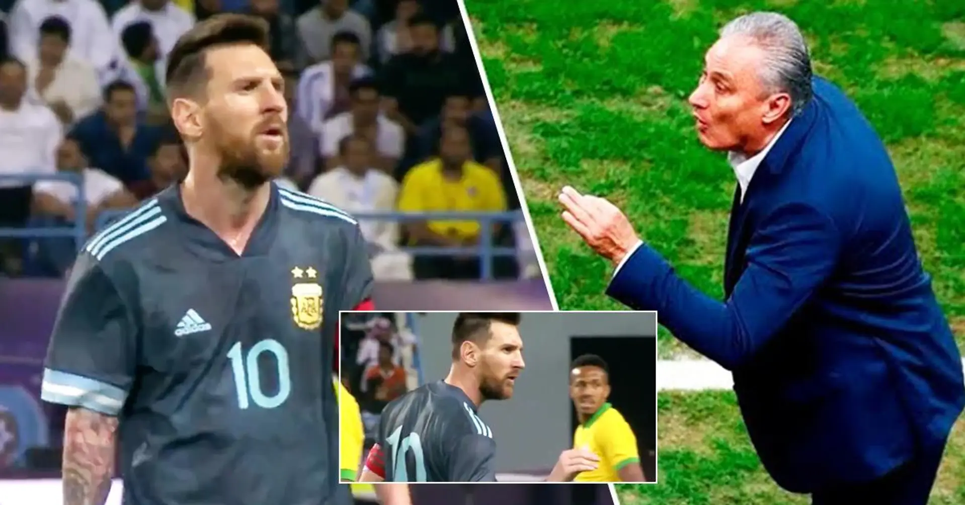 Wenn Leo wütend wird: Was ist zwischen Lionel Messi und Brasiliens Cheftrainer Tite passiert?