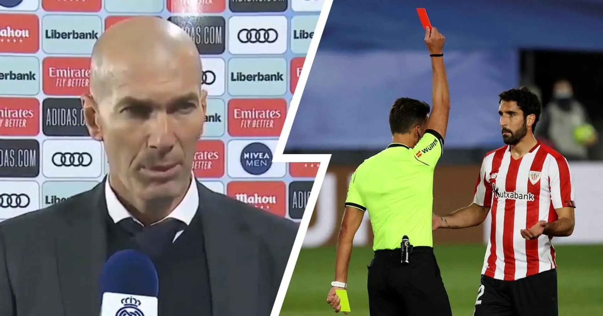 Zinedine Zidane admet que le Real Madrid était "trop pressé" en supériorité numérique contre l'Athletic Bilbao
