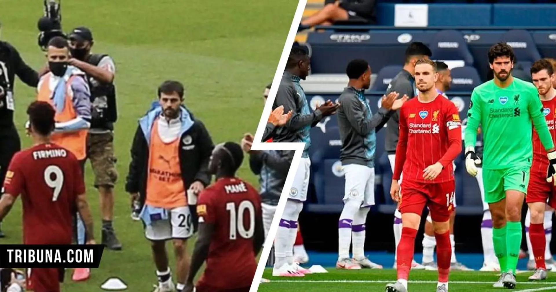 Disgraceful! Bernardo Silva refuses to applaud Liverpool players during guard of honour