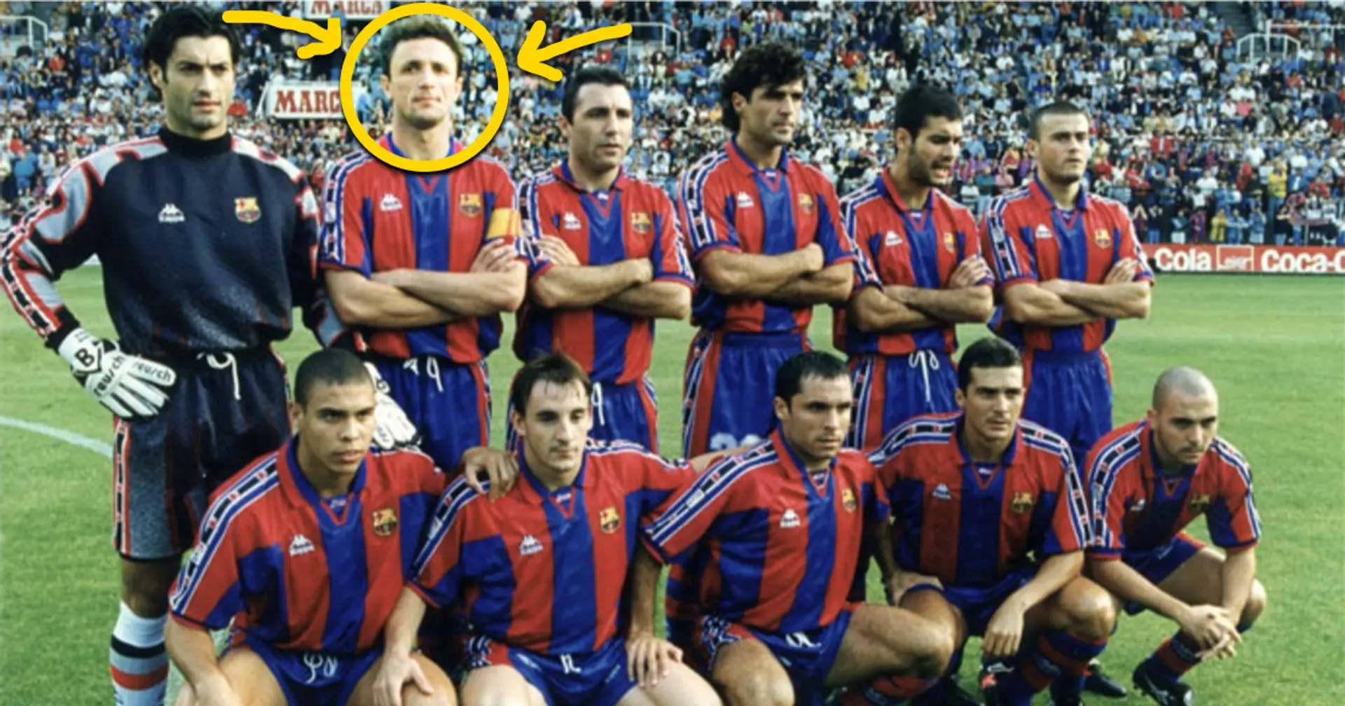 3 joueurs du Barça qui ont purgé une peine de prison - l'un est sur cette photo avec Pep et Ronaldo