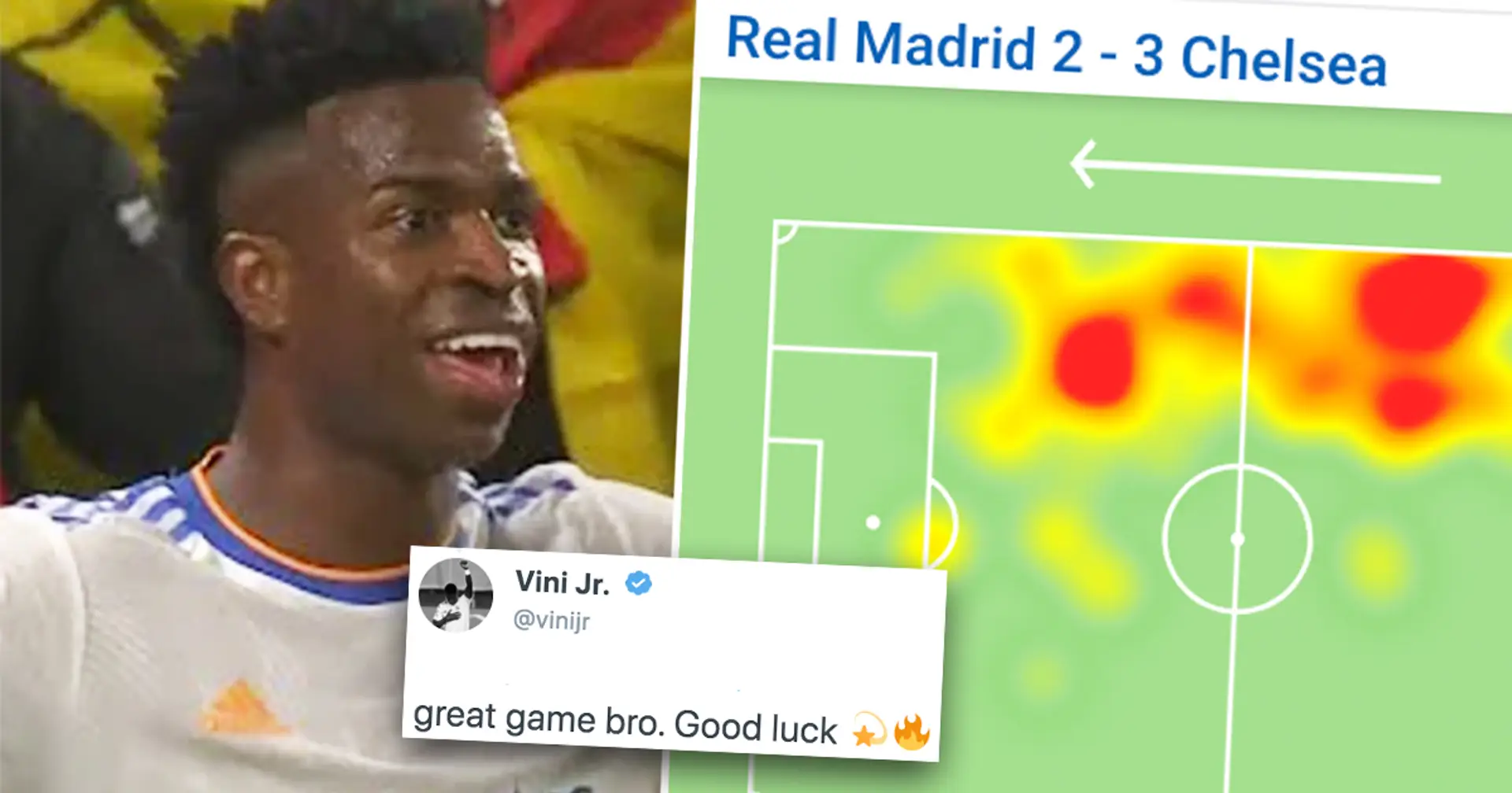 Les recruteurs du Real Madrid "impressionnés" par un joueur de Chelsea, Vinicius Jr lui envoie un message