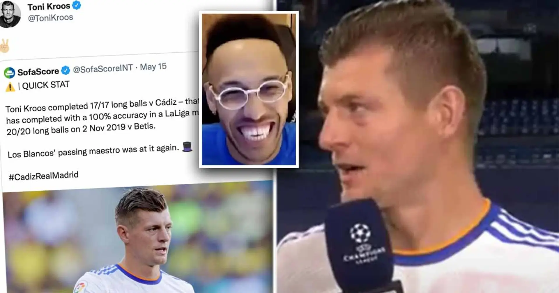 'This guy targeted Aubameyang for celebrating a goal': Barca fan trolls Kroos for fresh tweet