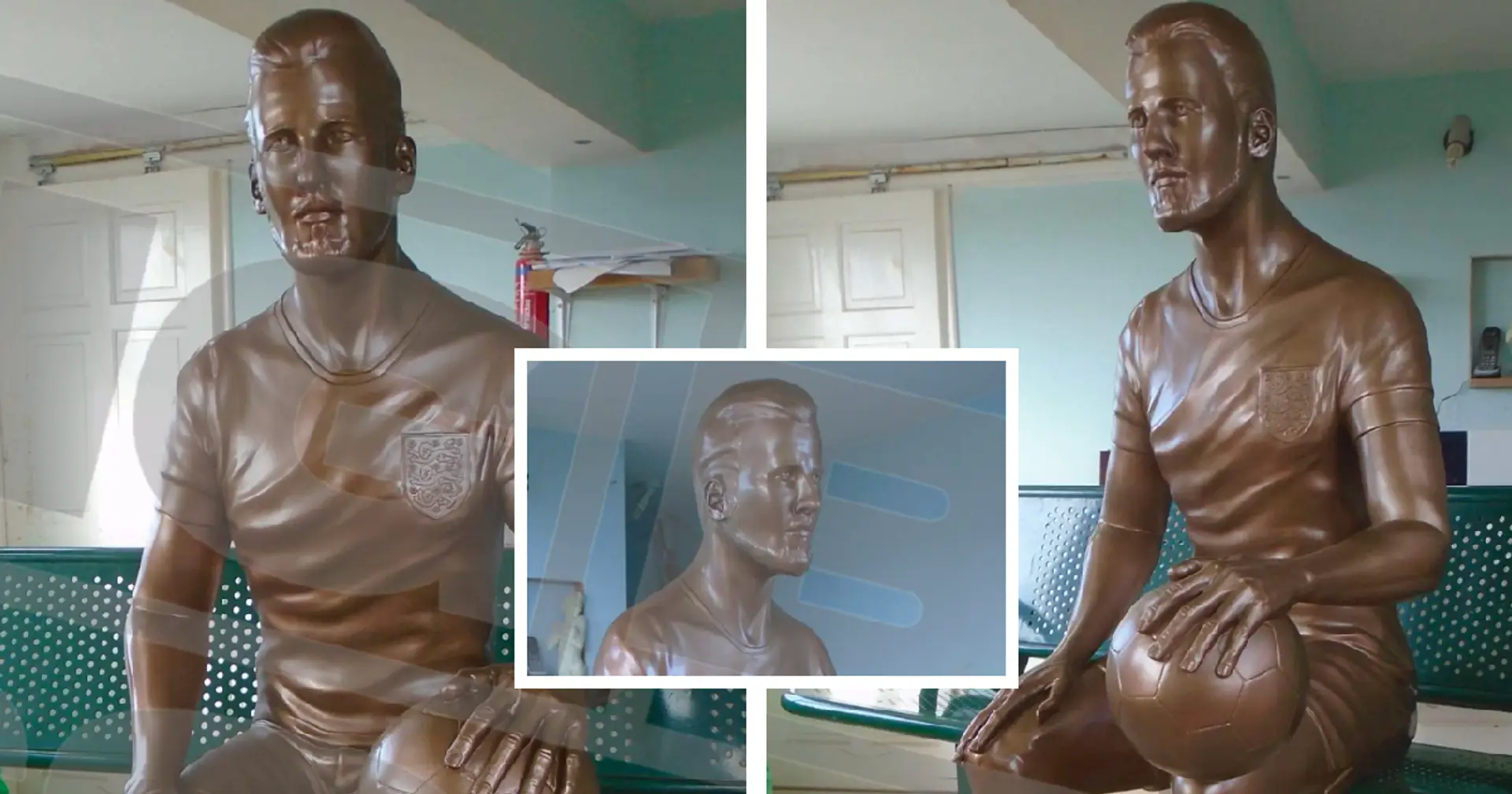 "Von demselben Kerl, der auch die Ronaldo-Statue gemacht hat?": Kanes komische Statue in England sorgt für Lachen