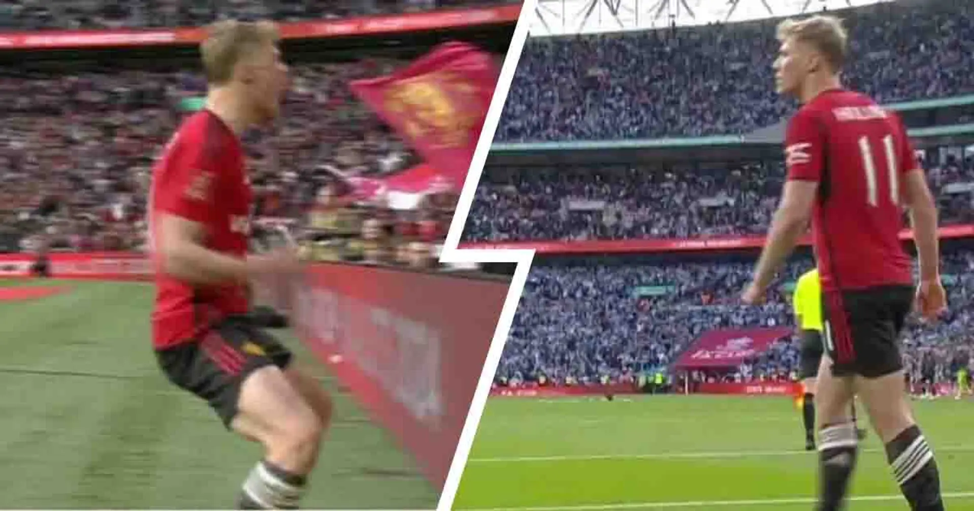 Only one Man United runs to Hojlund after winning penalty in FA Cup shoot-out