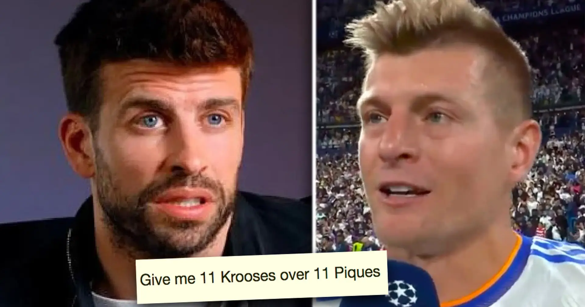 Pourquoi Kroos est à la mode parmi les fans du Barça et ce que cela a à voir avec Piqué