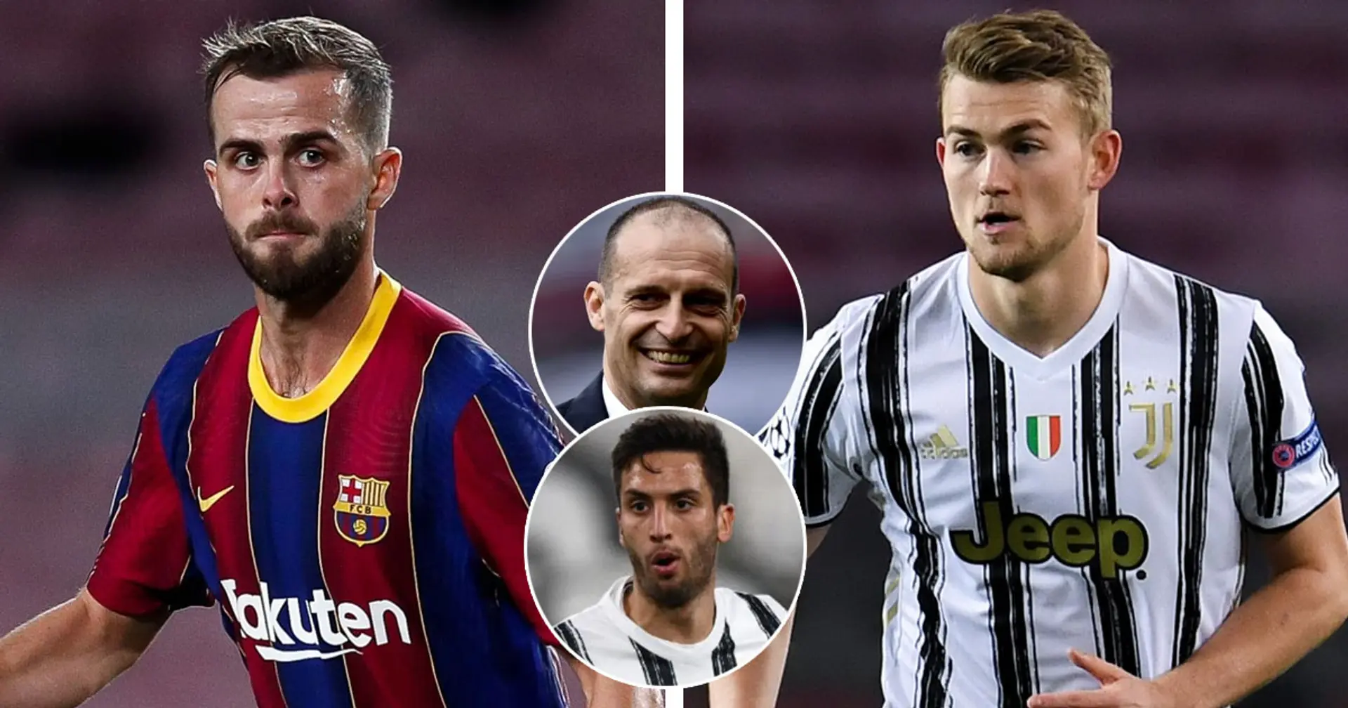 Juventus greenlight Pjanic return, Barca willing to trade for De Ligt or 2 others (reliability: 4 stars)
