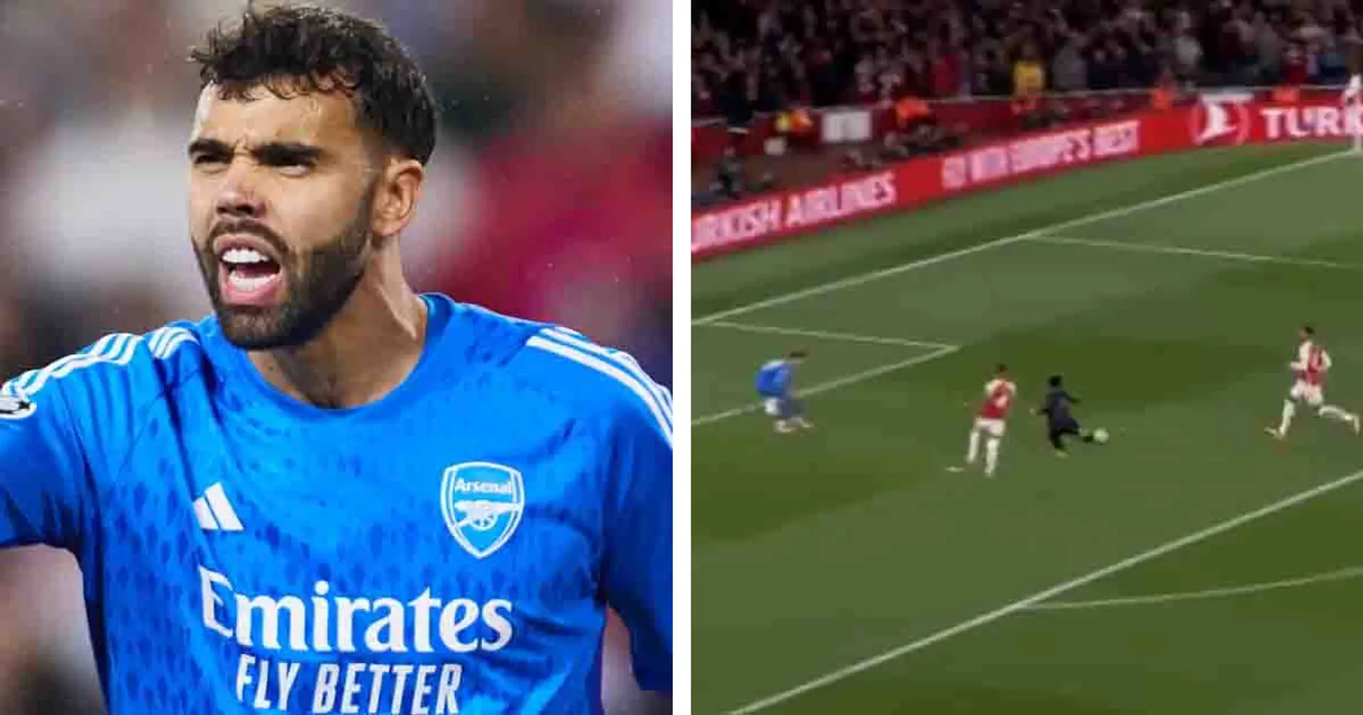 'No business coming that far ahead': some Arsenal fans fume at Raya for error leading to Gnabry equalizer