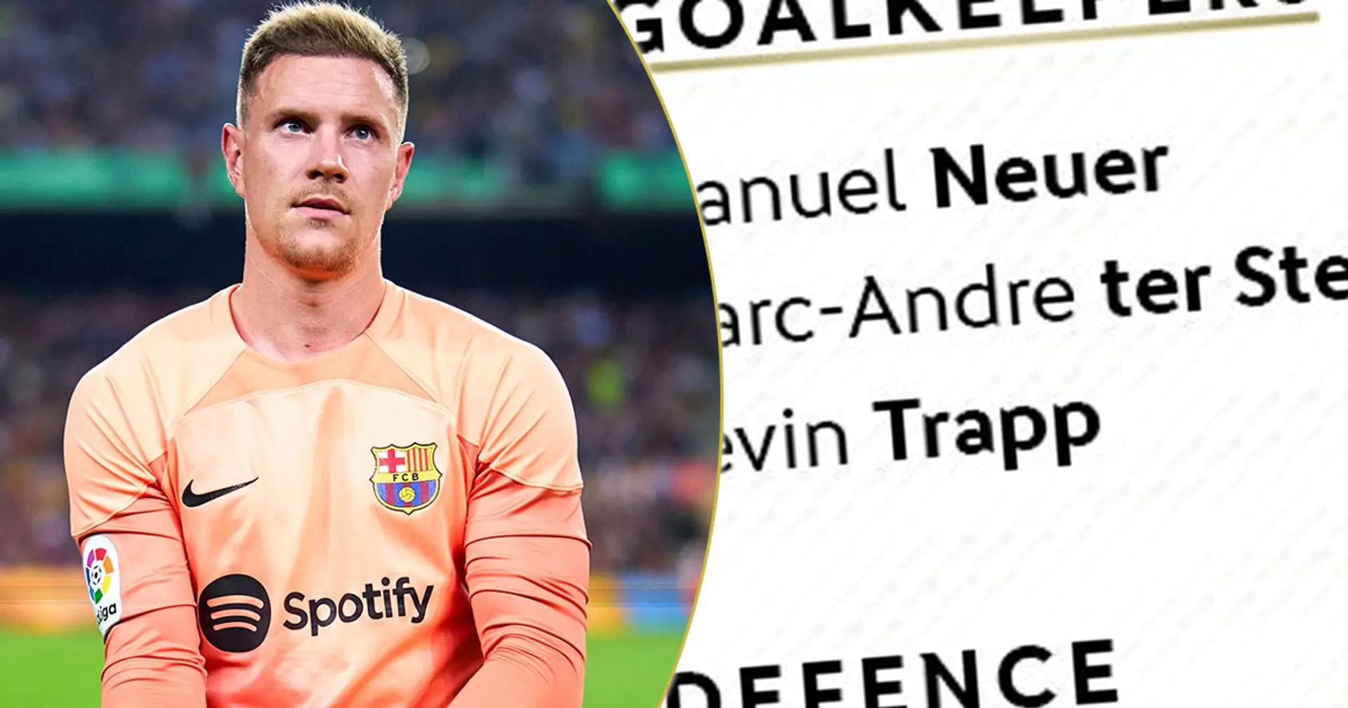 OFFICIAL: Marc-Andre ter Stegen named in Germany's World Cup squad