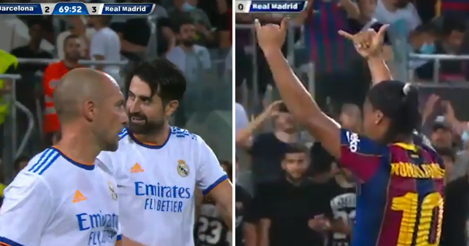 Entertaining El Clasico legends clash ends in defeat for Barcelona