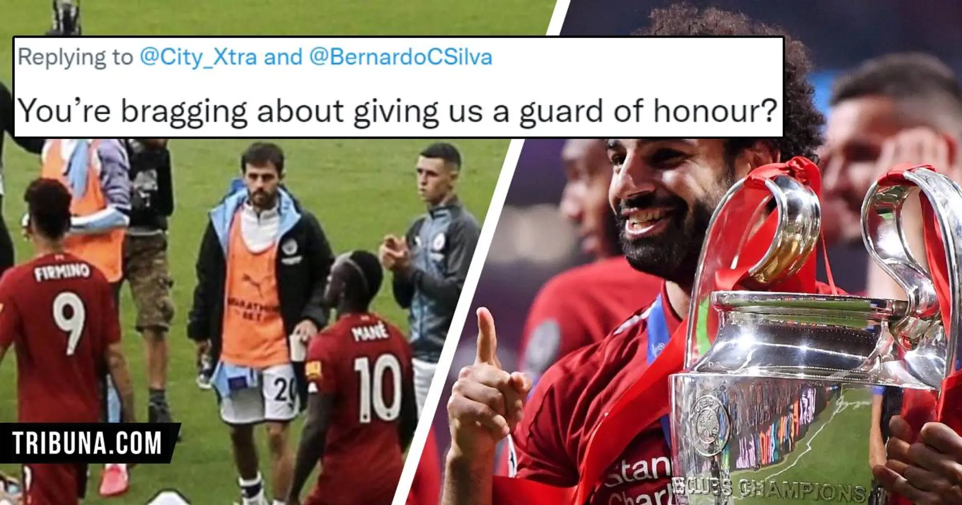 'How many Champions League you've won?': Man City fan recalls Bernardo Silva's disrespectful guard of honour, gets roasted by Reds