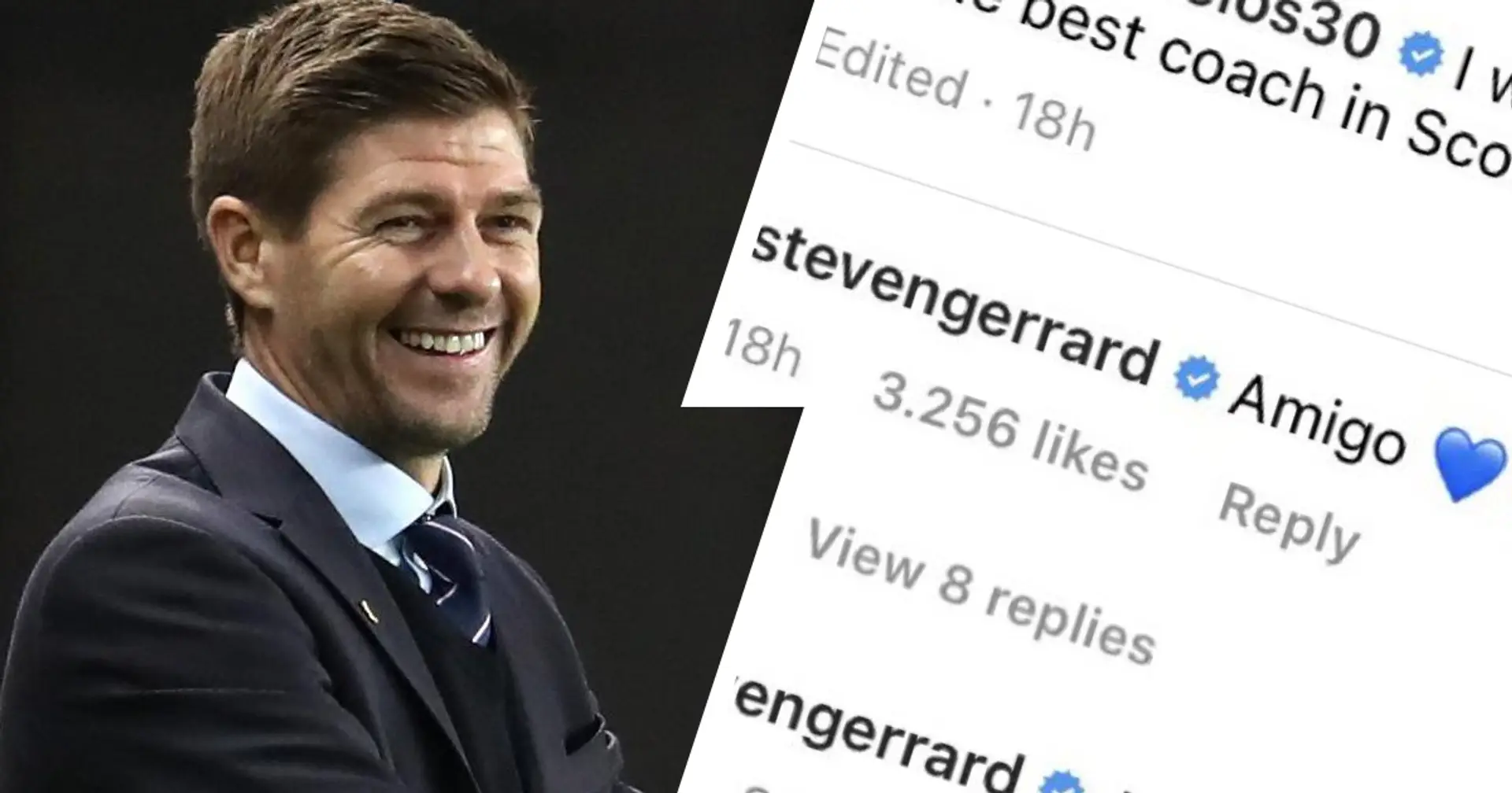 'Just Scotland? Not the world?': Gerrard's hilarious response to player's birthday wish