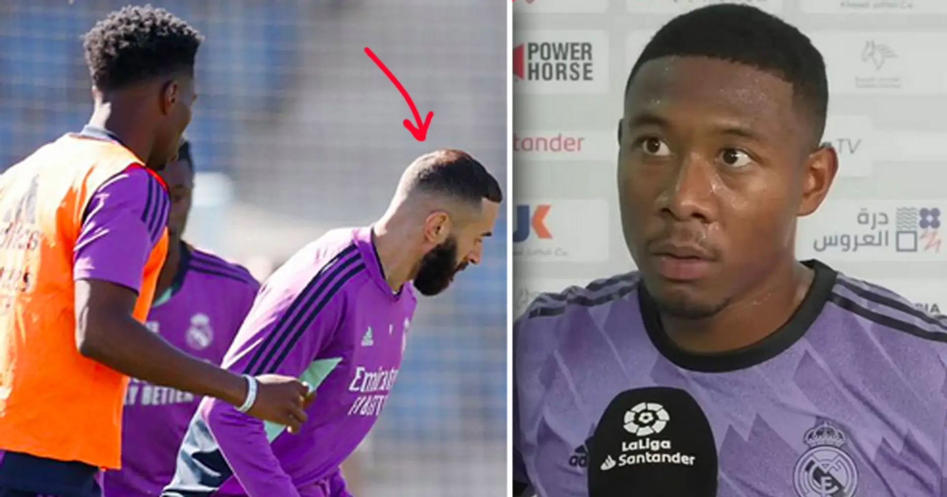 JUST IN: Injury updates on Benzema and Alaba