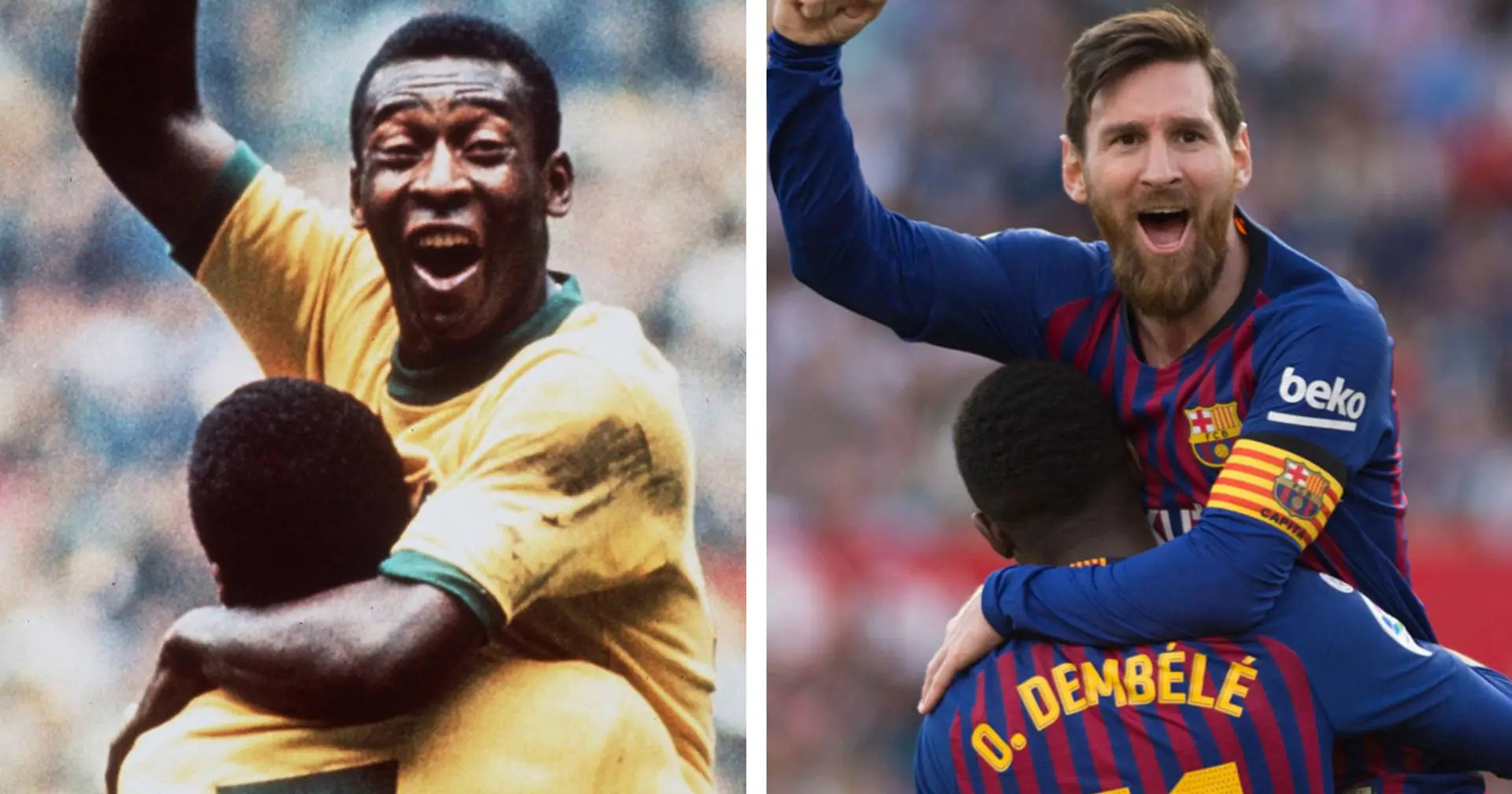 'Loving the same club for so long is rare': Pele sends message to Messi as Leo equals his record