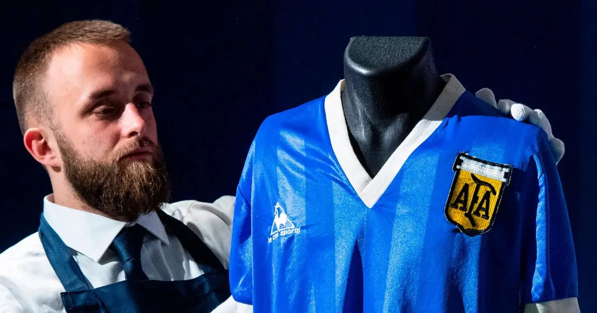 Diego Maradona's 'Hand of God' shirt sold for over £7m despite Argentina protest
