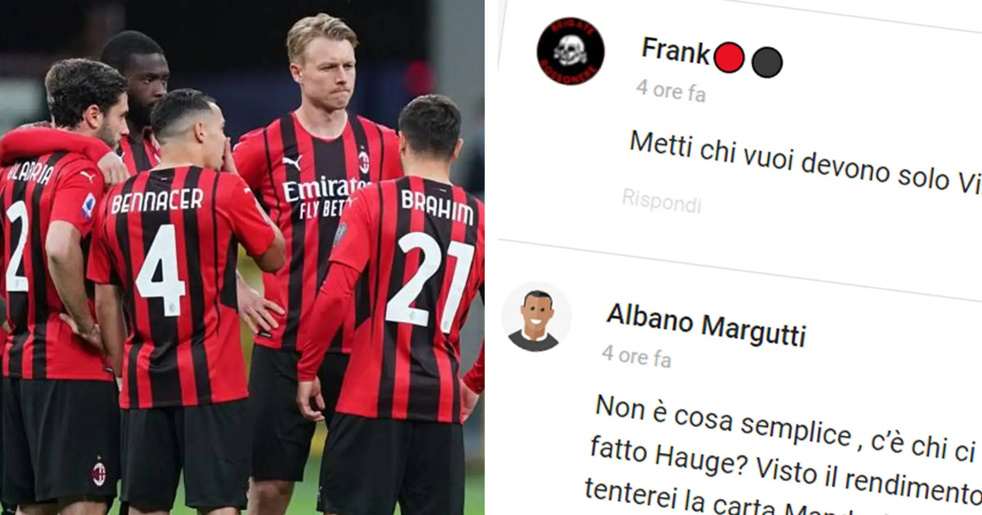I tifosi del Milan hanno scelto chi deve partire titolare in attacco contro l'Atalanta: "Quando è in partita non c'è storia"