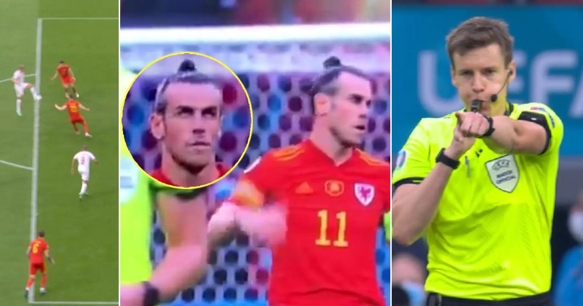 La réaction de Bale suite à la décision du VAR menant au but de Braithwaite filmé par les caméras
