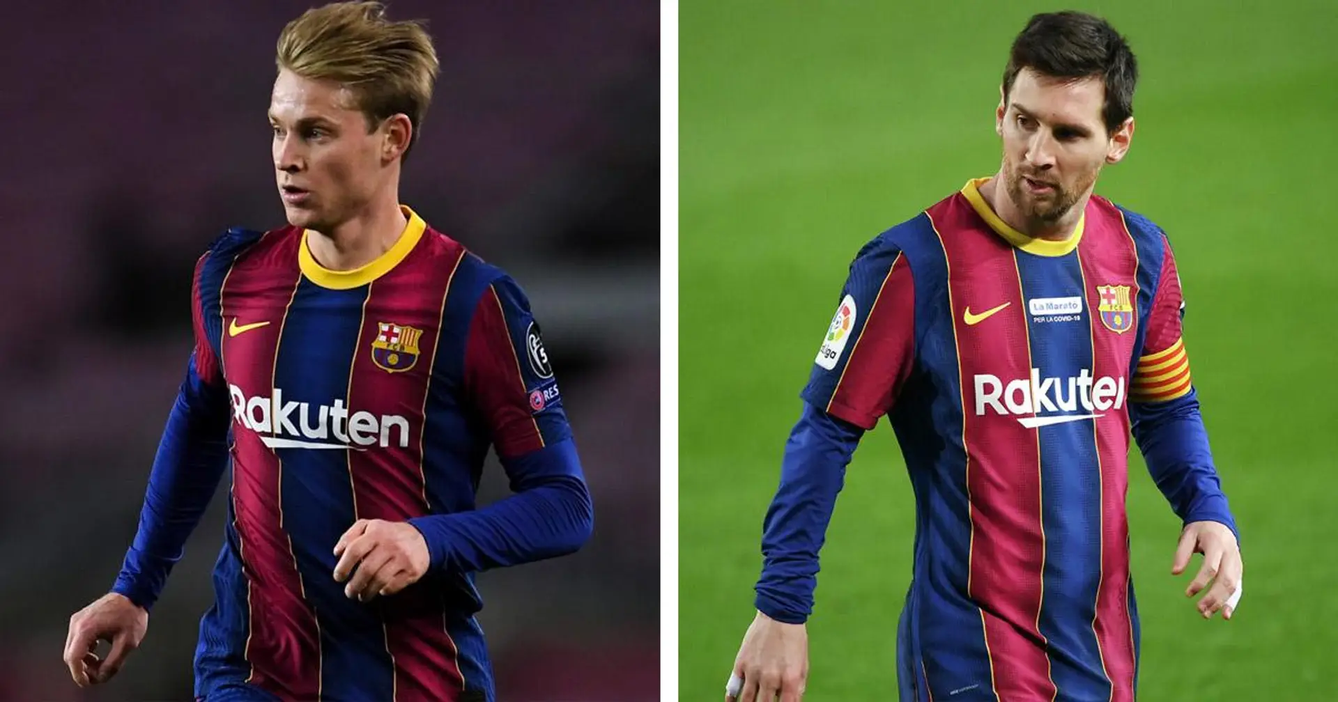 De Jong en tête Messi en deuxième position: classement du temps de jeu par match des joueurs du Barça